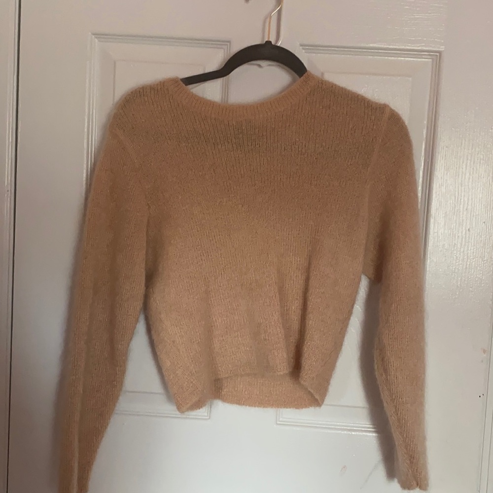 Calvin Klein fuzzy sweater!